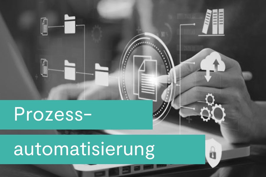 Prozess-Automatisierung-Fokus-grau